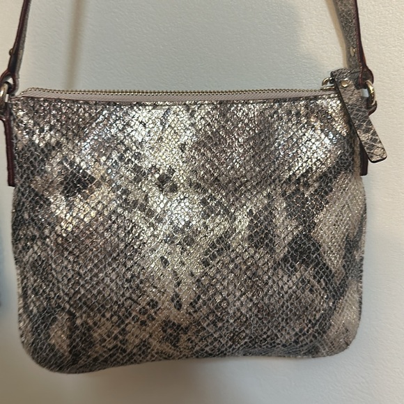 Kate Spade - Metallic Python Embossed crossbody. Two Tone. Excellent used. - Picture 12 of 14